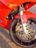 VTR1000FW forks close-up