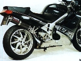 This is a photo of BSM's carbon Vampire exhaust can, which is not road-legal, but which has the same dimensions as the Future.
