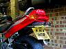 License (number) plate holder mounted.