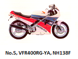 No.5, VFR400RG-YA, NH138F