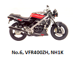 No.6, VFR400ZH, NH1K